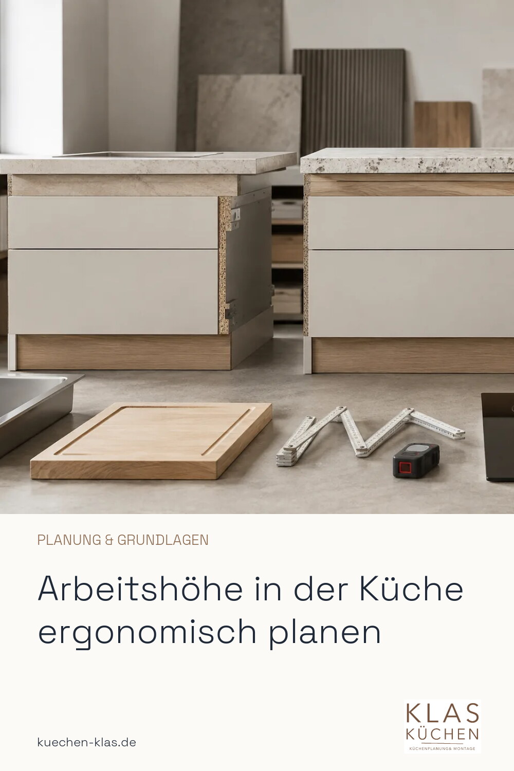 Arbeitshöhe in der Küche ergonomisch planen