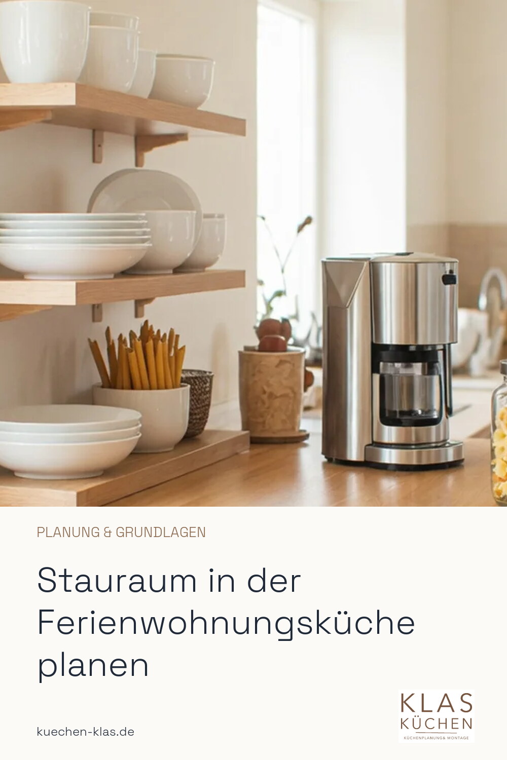 Stauraum in der Ferienwohnungsküche planen