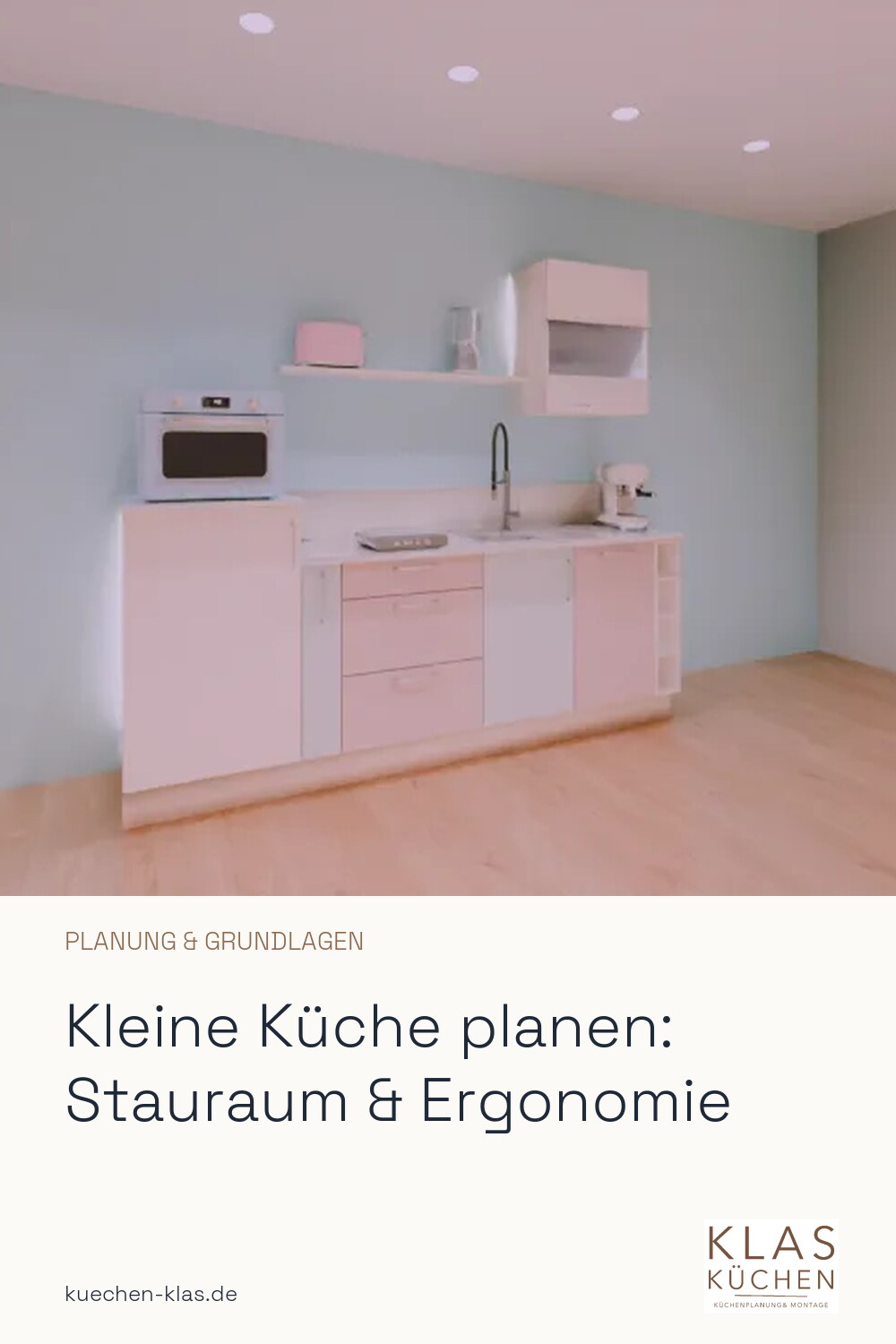 Kleine Küche planen: Stauraum & Ergonomie