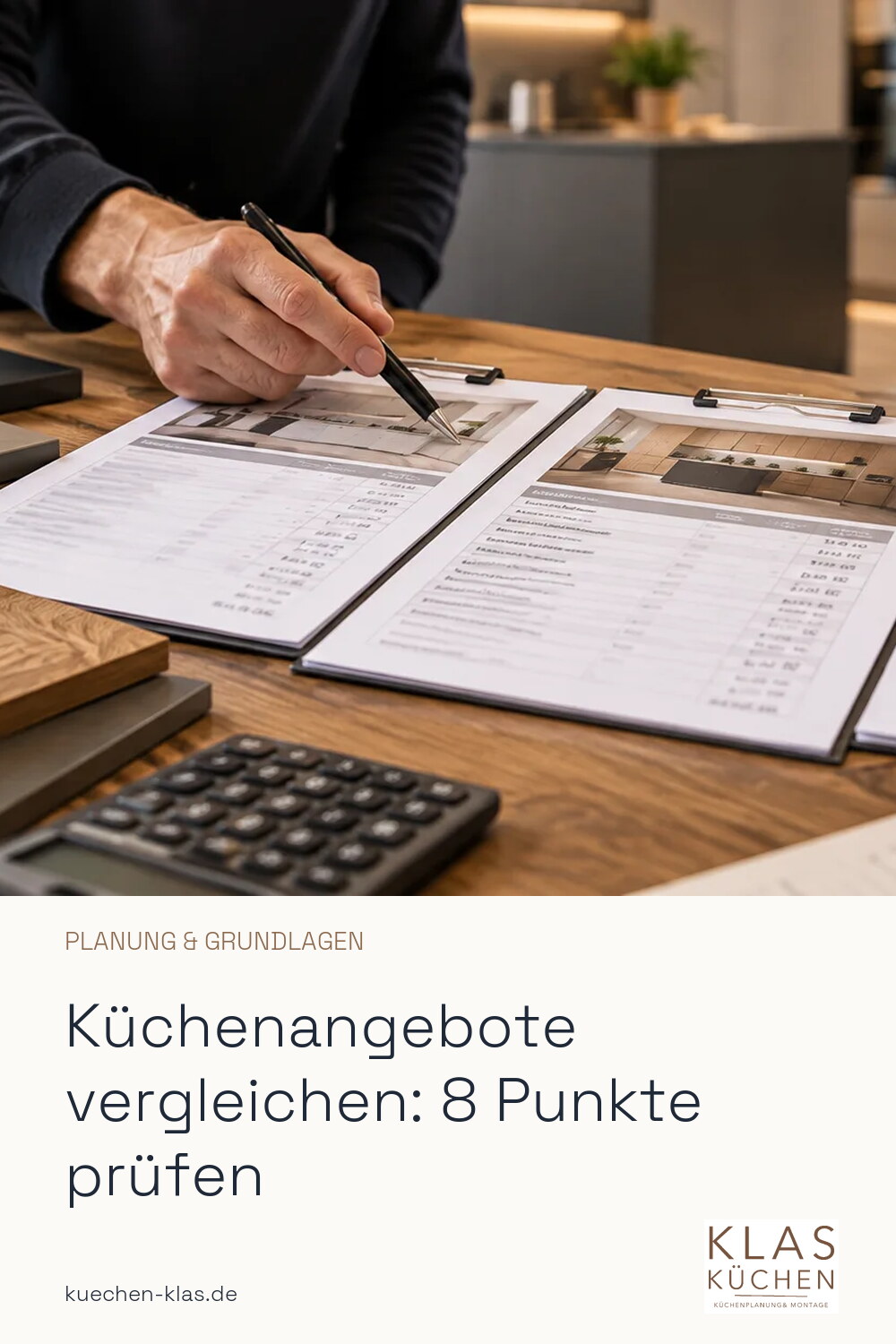 Küchenangebote vergleichen: 8 Punkte prüfen