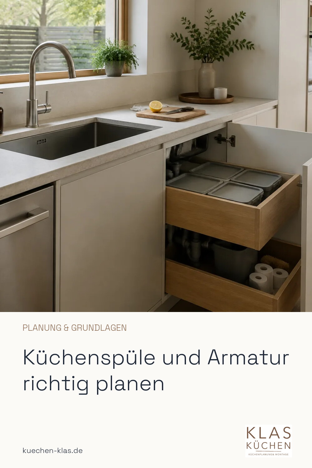 Küchenspüle und Armatur richtig planen