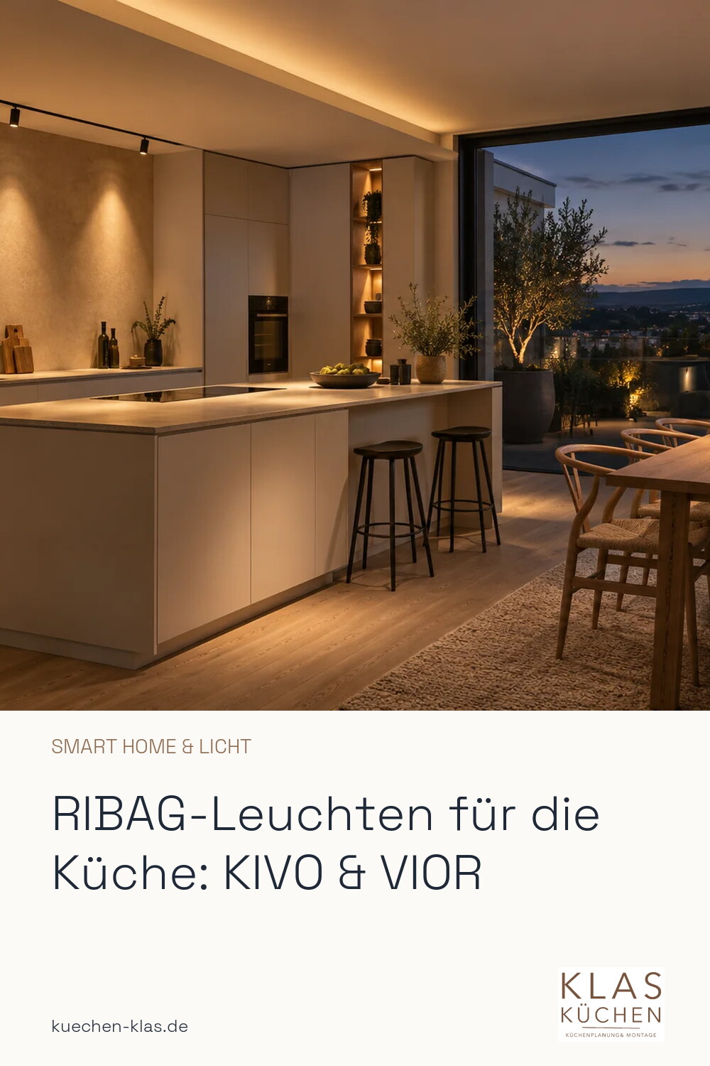RIBAG-Leuchten für die Küche: KIVO & VIOR