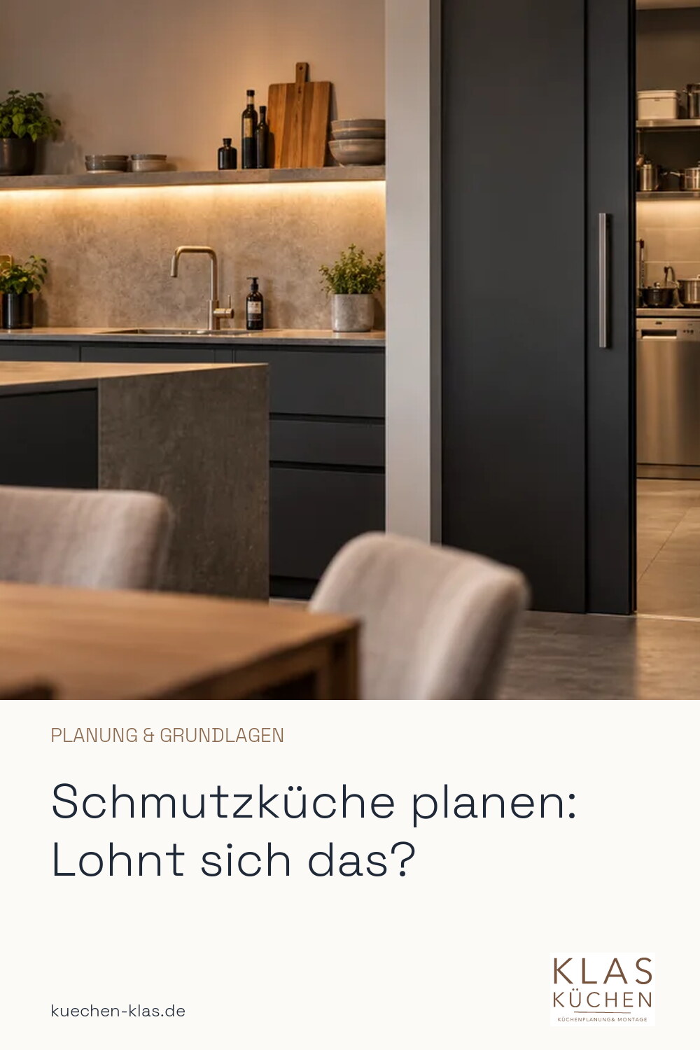 Schmutzküche planen: Lohnt sich das?