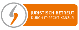 Juristisch betreut durch die IT-Recht Kanzlei